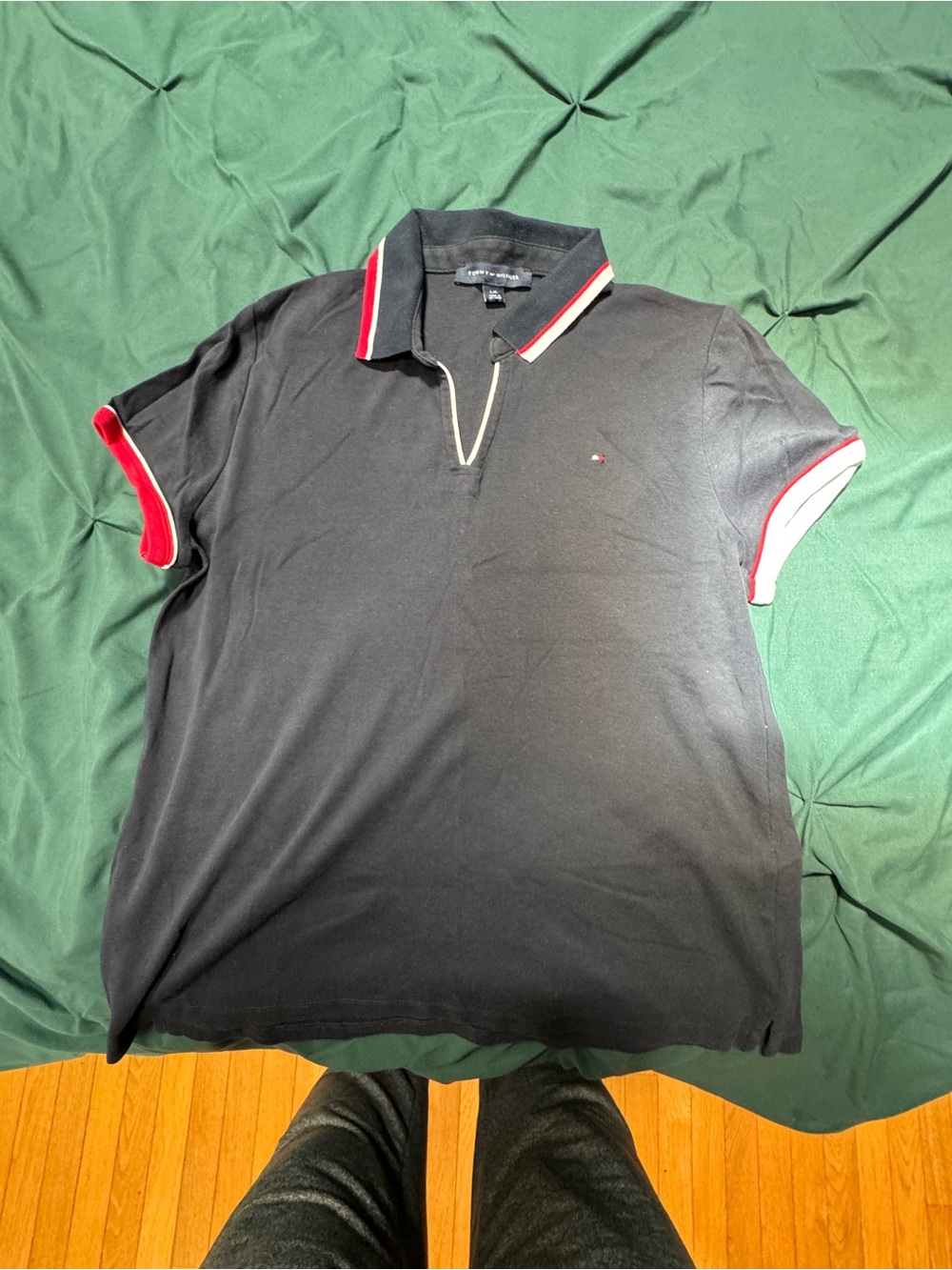 Tommy Hilfiger Polo with Red & White Trim